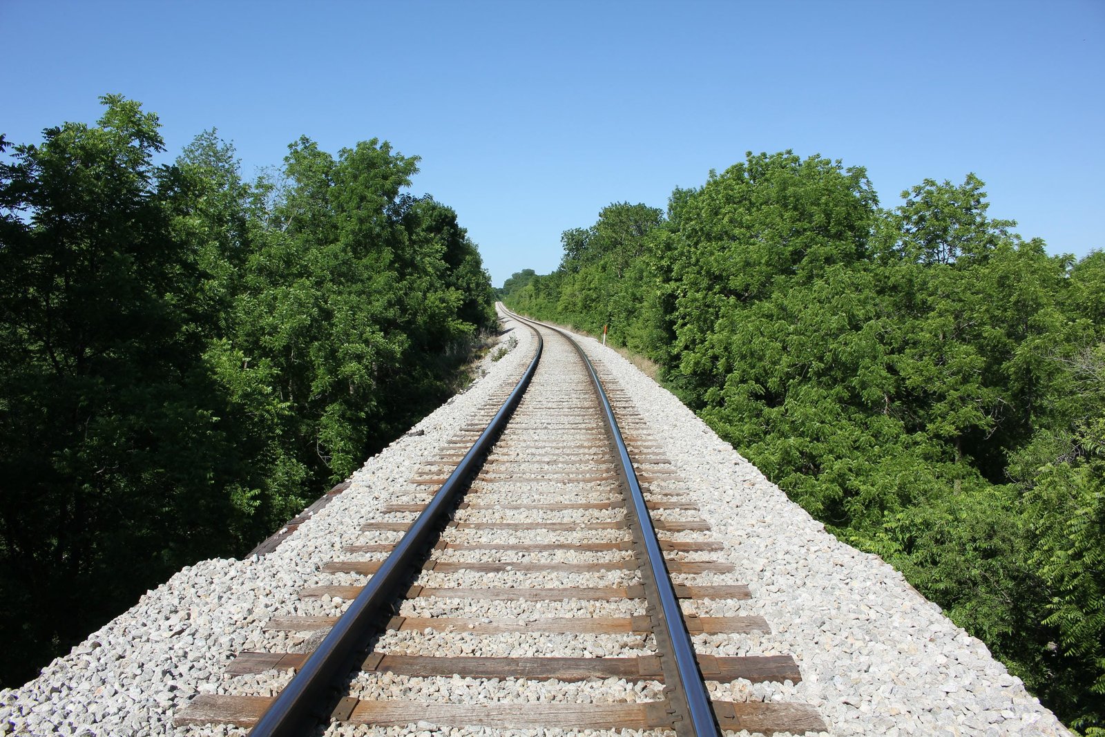 Looking west